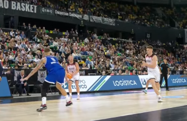 Harald Frey was the lead scorer as Bilbao Basket advanced to the Europe Cup